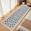 Alfombra pasillo 2x6ft antiderrap lavable moderna abstracta