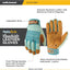 Guantes jardinería mujer piel resistente agua