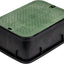 Extensión válvula riego 14x19pulg cubierta verde