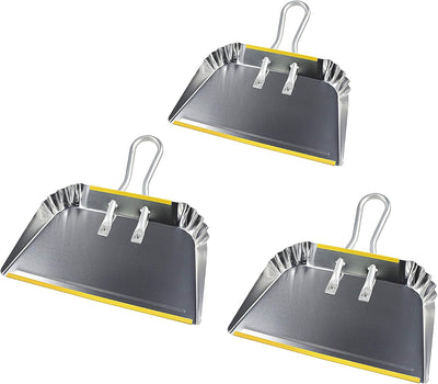 3 Pzas Recogedores Metal 17pulg Hogar Fáciles Montar