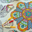 Mantel interactivo para colorear niños y adultos 60x84 pulg