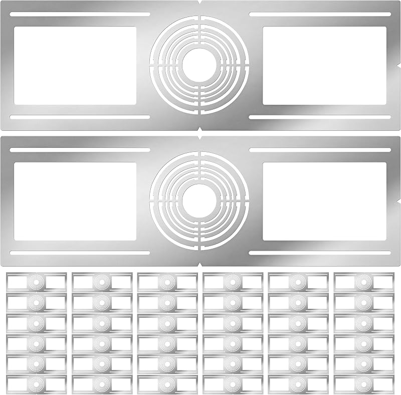 Placa iluminación LED empotrada 2-6" 36pzas