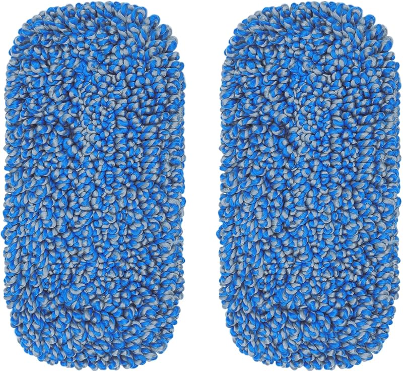 2 Pzas Almohadillas Microfibra para Mopa Polvo Reutilizables