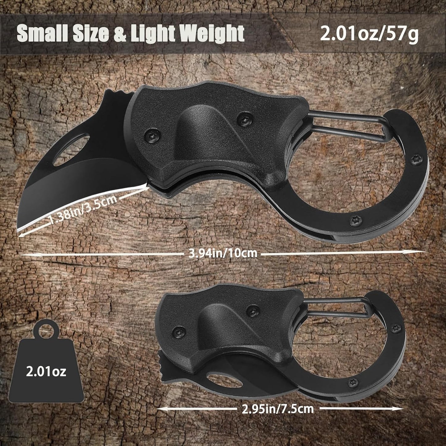 Cuchillo bolsillo plegable acero inox 1.34pulg regalo hombres
