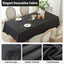 Mantel cuadrado lino impermeable texturizado 60x60pulg estilo granja