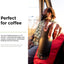 Taza 12oz color Negro para Cafés en Hogar con Asa Ergonómica