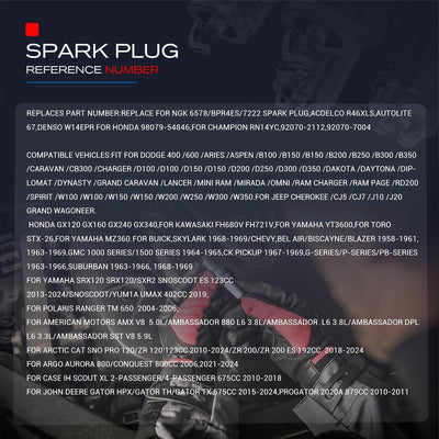 Repuesto F4RTC para bujía Honda 98079-54846 pack 2