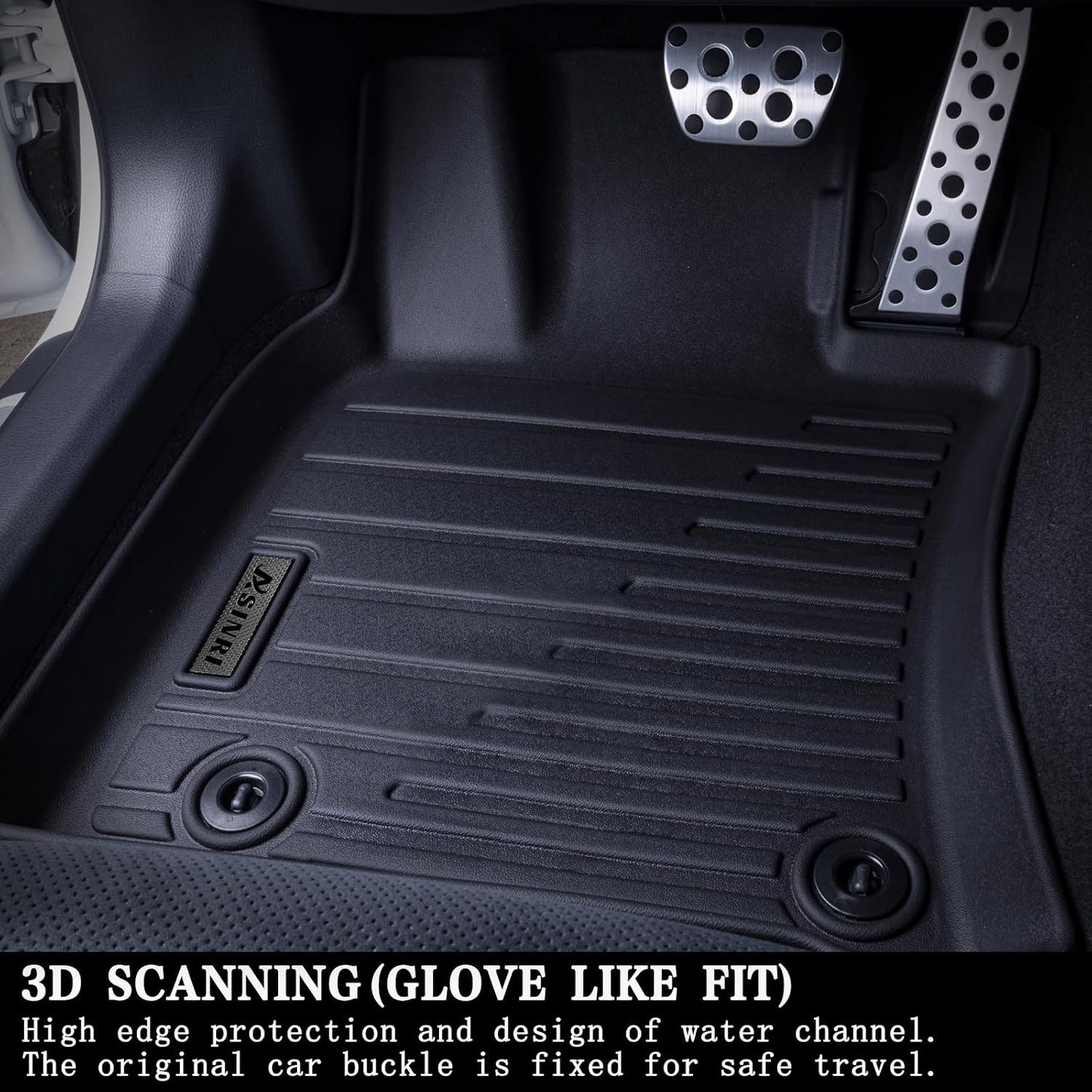 Alfombrillas piso Ford Expedition Max 18-24 TPE 3 filas