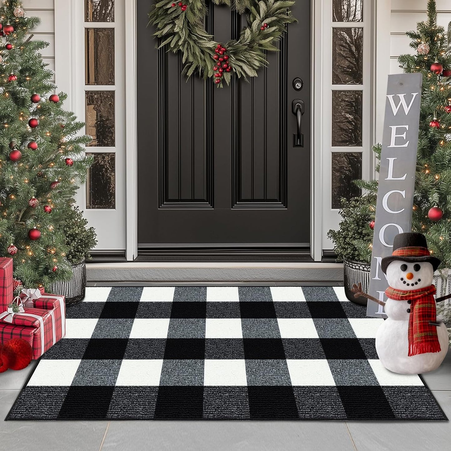 Alfombra cuadros Buffalo 24x36" antiderrap puerta