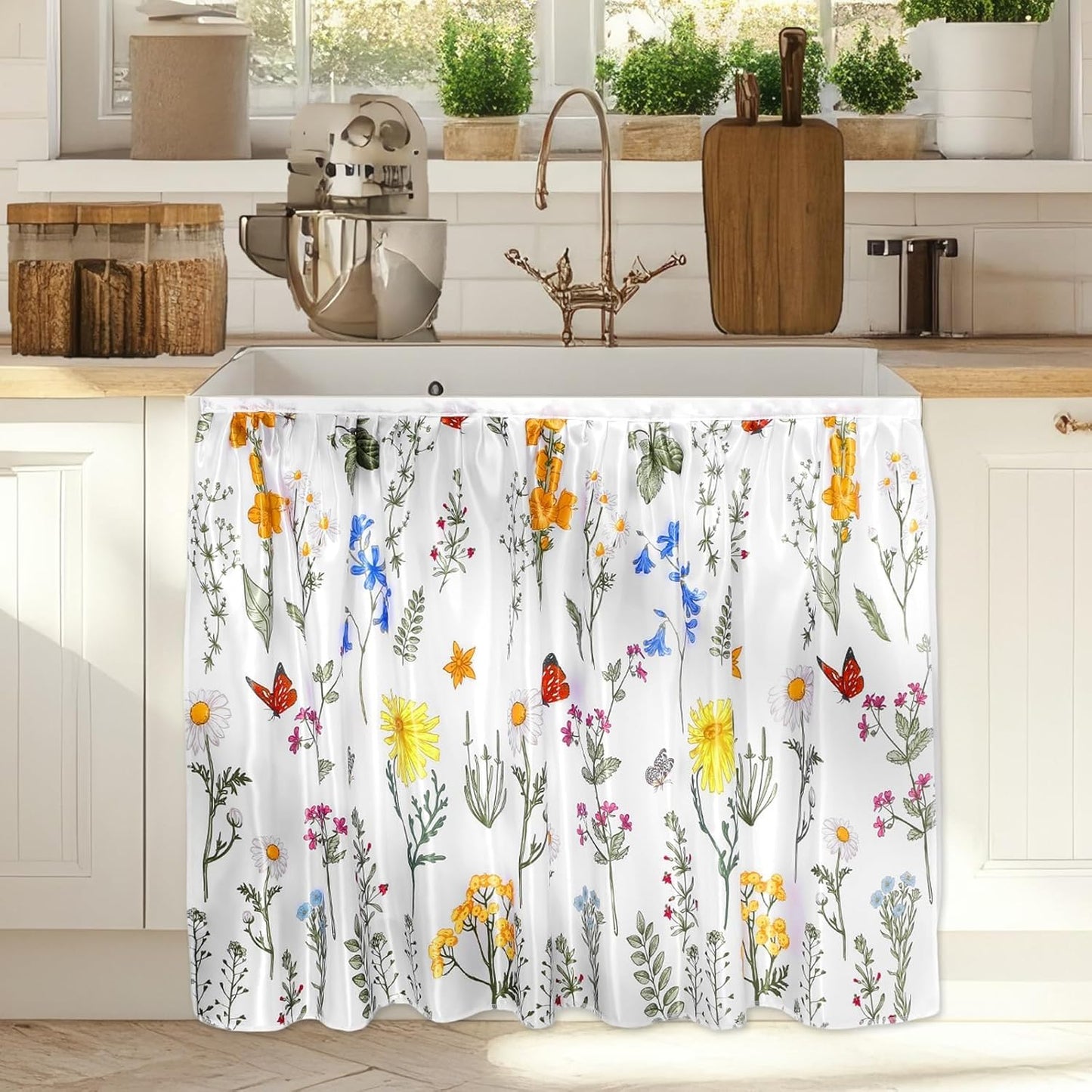 Cortinas privacidad autoadhesivas 28x34.6pulg baño cocina