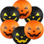 6 Linternas papel Halloween calabaza 11.8x11pulg