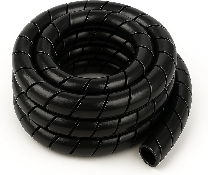 Protector manga cable plástico HDPE 1/2" 50 ft negro
