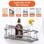 Organiz. ducha acero inox 304 4 estantes 40lb sin taladro