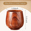10 Tazas Madera Té Café 6oz para Bebidas Calientes