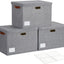 Contenedores plegables 17" con tapa y mango set 3