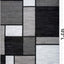Alfombra gris 7'10"x10'2" oficina sala dormitorio
