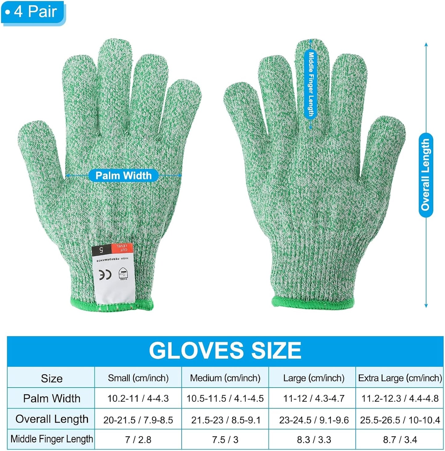 Guantes anti corte nivel 5 para tallado madera