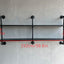 Estantería de Tubería Industrial para Pared Retro