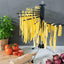 Escurridor plegable pasta 16 varillas plástico color negro