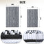 2 Pzas Alfombras Baño Ultrasuaves Antideslizantes Negro 20x32pulg