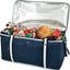 Enfriador plegable 64 latas a prueba de fugas azul pack 2