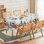 Mantel Navidad 60x84pulg Blanco Lavable para Fiesta
