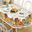 Mantel ovalado otoño 60x102pulg poliéster calabaza pavo