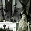 5 Paños Tela Espeluznantes Halloween Decoración 30x72pulg