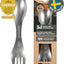 Tenedor acero inox set cuchillos reutiliz.