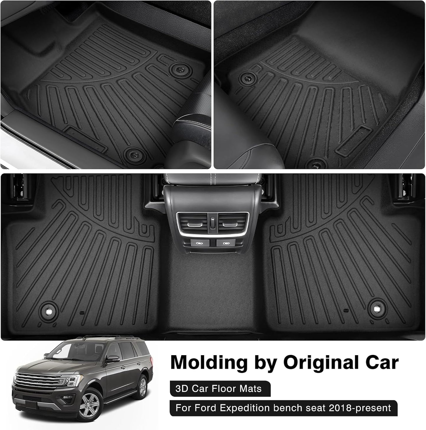 Alfombras piso resistentes Ford Expedition 18-24 3D