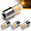 Bombilla LED 12V BA15S color ámbar para intermitente coche