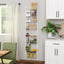 Organiz. cesta ajustable pared puerta 8 niveles 18"