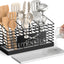 Soporte utensilios cocina 3 compartimentos base diatomeas