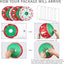 6 Linternas papel Navidad rojas verdes blancas decoración hogar