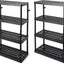 2 Pzas Estante Ventilado 18x36x54.5" Negro