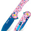 Cuchillo EDC rosa plegable 2.9pulg acero 14C28N mango G10