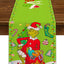 Camino mesa navidad 72pulg elfo verde decoración hogar