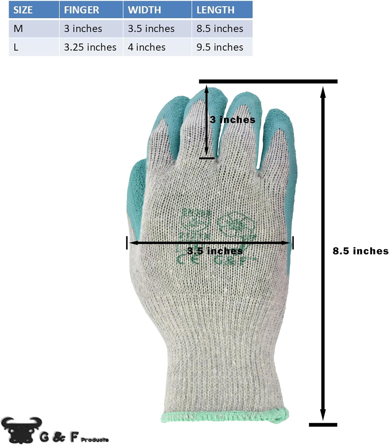 Guantes jardinería mujer goma transpirable antiderrap