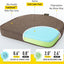 Cojines espuma viscoelástica gel para silla resistente agua