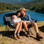 Silla campamento doble 600lb con portavasos