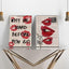 2 Pzas Arte Pared Labios Rojos Y2K 12x16pulg