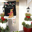 Bandera jardín invierno 28x40pulg doble cara golden