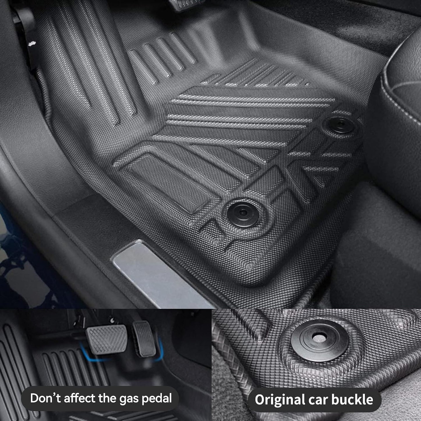 Alfombrillas antiderrap Ford Mustang 15-25