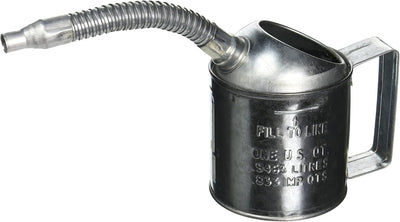 Medidor metal galvanizado 1qt color plata