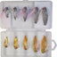 10 Cucharas Pesca Metal para Salmón 0.27-0.77oz