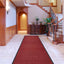 Alfombra pasillo 3x10ft antiderrap goma rojo
