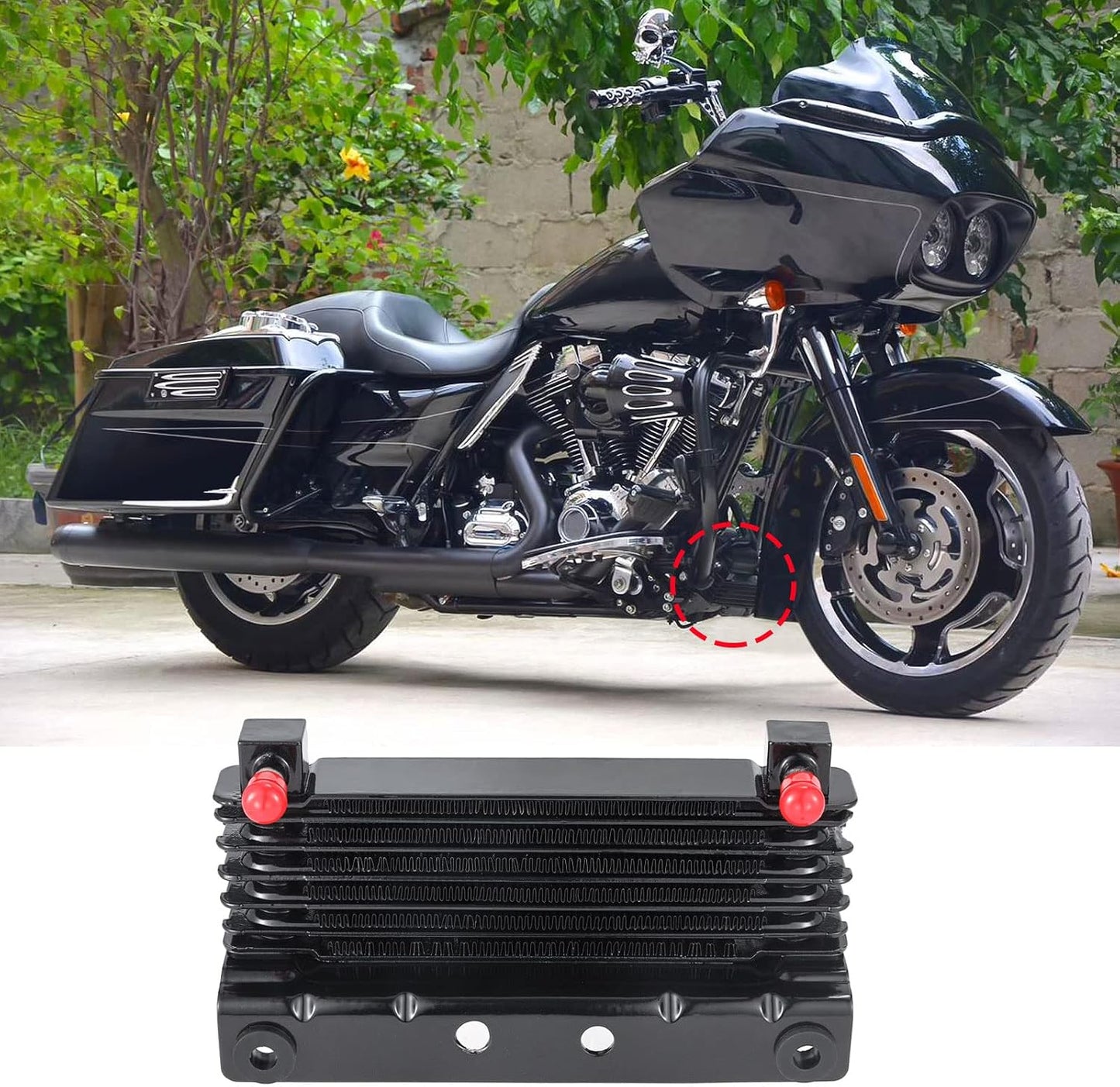 Radiador aceite motocicleta Harley Touring 09-16