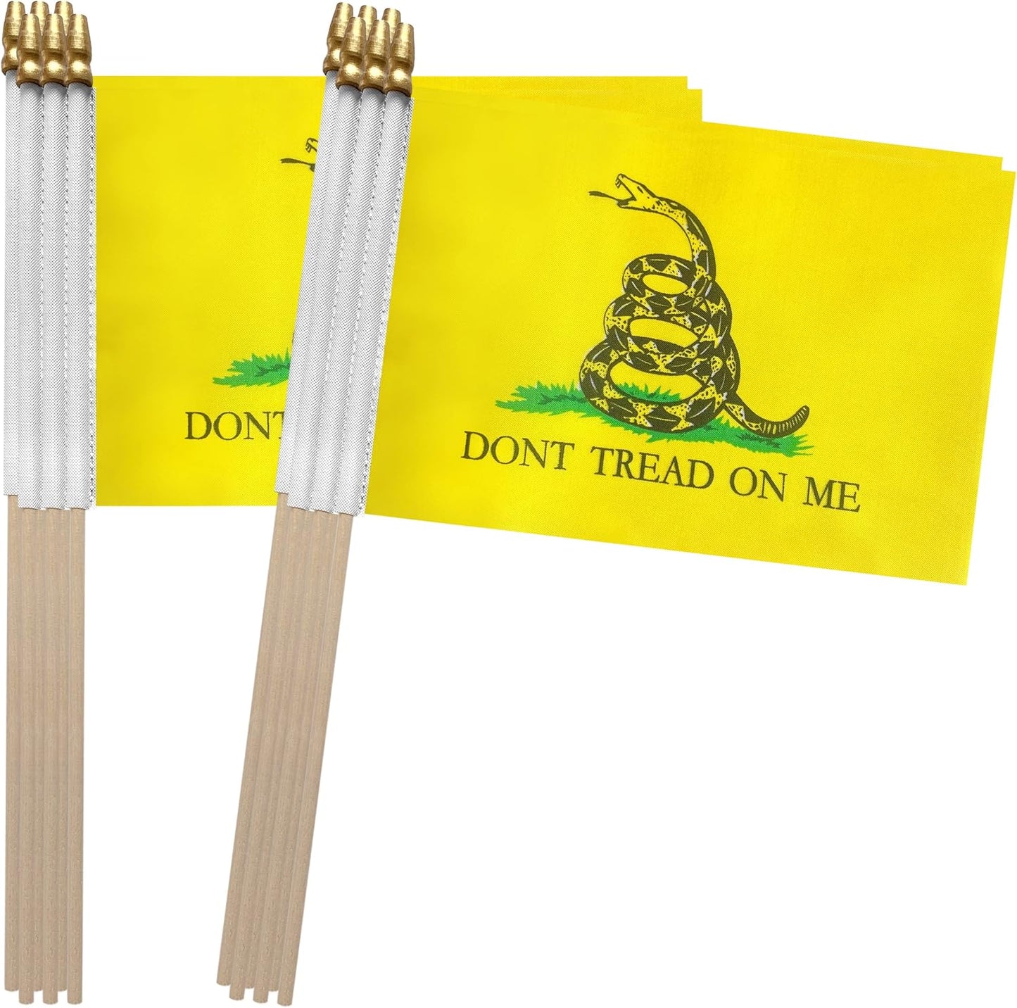 Banderas pequeñas de mano 5x8pulg 12 pzas