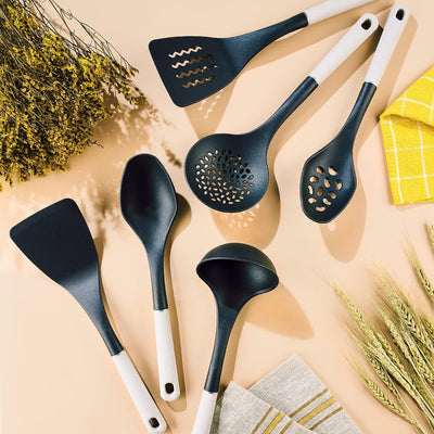 Set 6 Utensilios Cocina Antiadherentes de Nailon Resistente Calor
