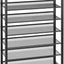Zapatero 8 niveles metal resistente para armario 28 pares